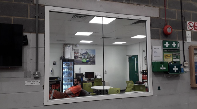 New 1 hour fire rated window